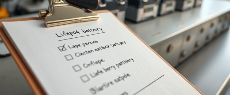 Lifepo4 Battery Maintenance Checklist
