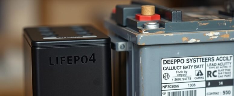 Lifepo4 Vs Deep Cycle Lead Acid Battery